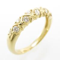 K18YG ダイヤモンドリング