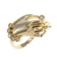 K18YG ダイヤモンドリング