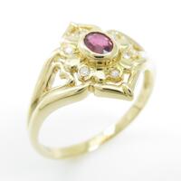 K18YG ルビーリング