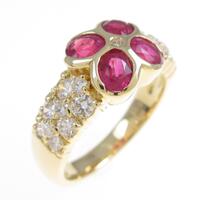 K18YG ルビーリング