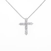 PT クロス ダイヤモンドネックレス