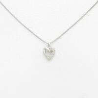 PT ハート ダイヤモンドネックレス