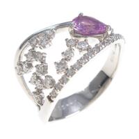 PT ピンクサファイヤリング