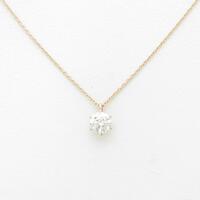 【リメイク】K18PG ダイヤモンドネックレス 0．646ct・K・VS2・EXT