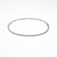 【リメイク】K18WG ダイヤモンドバングル