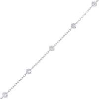 【リメイク】K18WG ダイヤモンドブレスレット