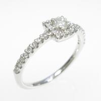 【リメイク】K18WG ダイヤモンドリング