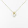 【リメイク】K18YG ダイヤモンドネックレス 0．310ct・G・SI2・EXT