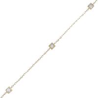 【リメイク】K18YG ダイヤモンドブレスレット