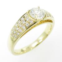 【リメイク】K18YG ダイヤモンドリング 0．514ct・J・VS2・GOOD
