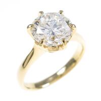 【リメイク】K18YG ダイヤモンドリング 2．016ct・J・SI1・GOOD