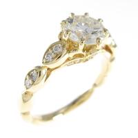 【リメイク】K18YGダイヤモンドリング 1．018ct・J・SI2・VG