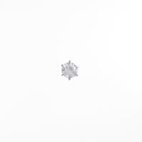 【リメイク】ST／プラチナダイヤモンドピアス 0．412ct・G・VS2・F 片耳
