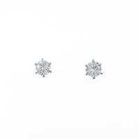 【リメイク】プラチナ／ST ダイヤモンドピアス 0．302ct・0．338ct・F・SI1・GOOD