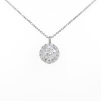 【リメイク】プラチナダイヤモンドネックレス 0．548ct・D・VS1・VG