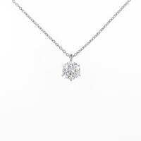 【リメイク】プラチナダイヤモンドネックレス 0．692ct・H・VS2・EXT