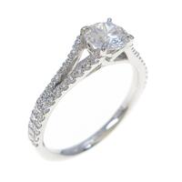 【リメイク】プラチナダイヤモンドリング 0．552ct・F・VS2・EXT H＆C