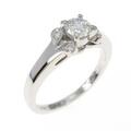 カルティエ バレリーナ リング 0．28ct・E・VVS2・VG