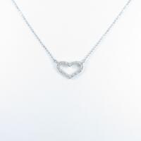 サマンサティアラ ハート ダイヤモンドネックレス