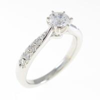 タサキ ダイヤモンドリング 0．31ct・D・VVS1・3EXT