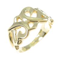 ティファニー トリプルラビングハート リング