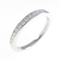 ティファニー ハーフサークル チャネルセッティング リング