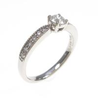 プラチナダイヤモンドリング 0．229ct・D・VVS1・EX H＆C