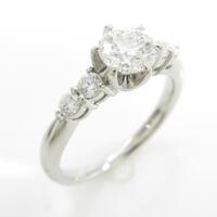 プラチナダイヤモンドリング 0．515ct・H・VS1・3EXT H＆C