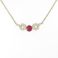 ミキモト ルビーネックレス