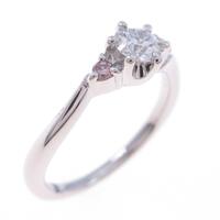 4゜C ダイヤモンドリング 0．207ct・D・VS1・EXT H＆C