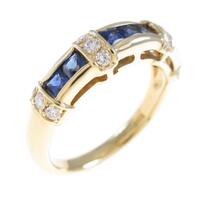 K18YG サファイヤリング