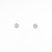 【リメイク】K18YG ソリティア ダイヤモンドピアス