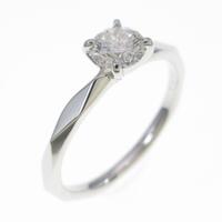 【リメイク】プラチナダイヤモンドリング 0．315ct・G・SI1・VG