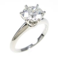 ティファニー クラシックソリティア リング 1．25ct・G・VS1