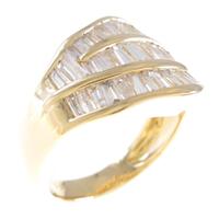 K18YG ダイヤモンドリング