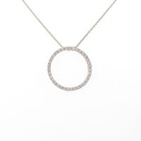 K18PG ダイヤモンドネックレス