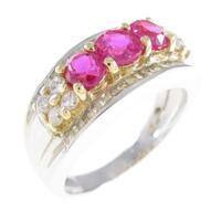 PT／K18YG ルビーリング