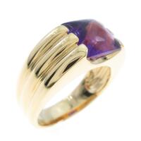 K18YG アメジストリング