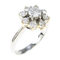 K18YG プラチナダイヤモンドリング 0．305ct・D・VS1・GOOD