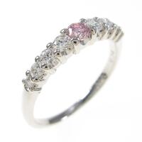 プラチナダイヤモンドリング 0．100ct・FPP・VS2