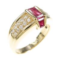 K18YG ルビーリング