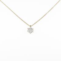 【リメイク】K18YG ダイヤモンドネックレス 0．311ct・F・VS1・EXT