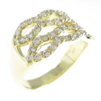 K18YG ダイヤモンドリング