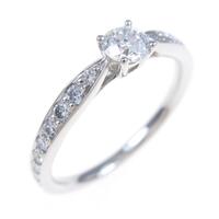 ティファニー ハーモニー リング 0．18ct・E・VS1・3EXT
