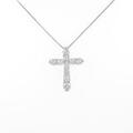 PT クロス ダイヤモンドネックレス