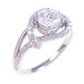 プラチナダイヤモンドリング 0．542ct・J・VVS2・GOOD