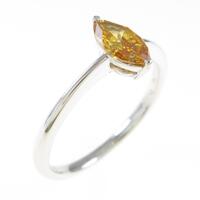 プラチナダイヤモンドリング 0．389ct・FDYO・SI2・マーキスカット