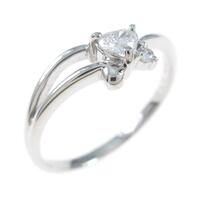 PT ハート ダイヤモンドリング