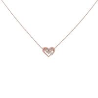 組曲 ハート ダイヤモンドネックレス