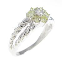 PT フラワー ダイヤモンドリング